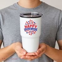 Happy 4th Of July America Celebration Tumbler thumb 2