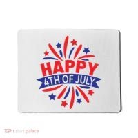 Happy 4th Of July America Celebration Mousepad thumb 0