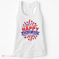 Happy 4th Of July America Celebration Women's Tank Top thumb 0