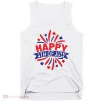 Happy 4th Of July America Celebration Tank Top thumb 0