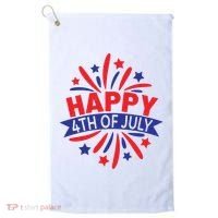 Happy 4th Of July America Celebration Golf Towel thumb 0