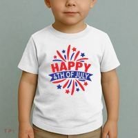 Happy 4th Of July America Celebration Toddler T-Shirt thumb 2