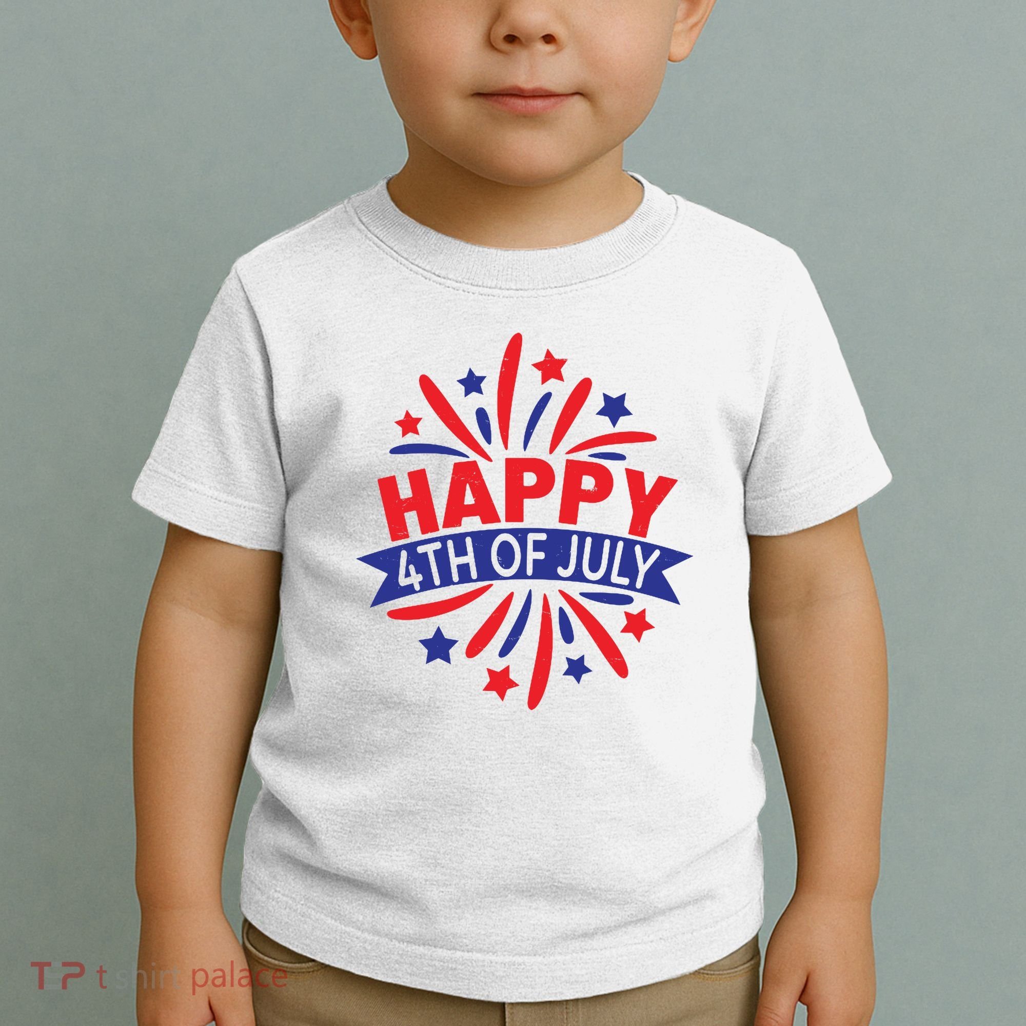 Happy 4th Of July America Celebration Toddler T-Shirt
