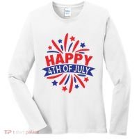 Happy 4th Of July America Celebration Women's Long Sleeve Shirt thumb 0