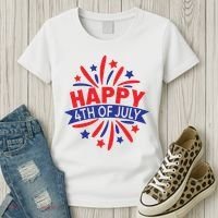 Happy 4th Of July America Celebration Women's T-Shirt thumb 3