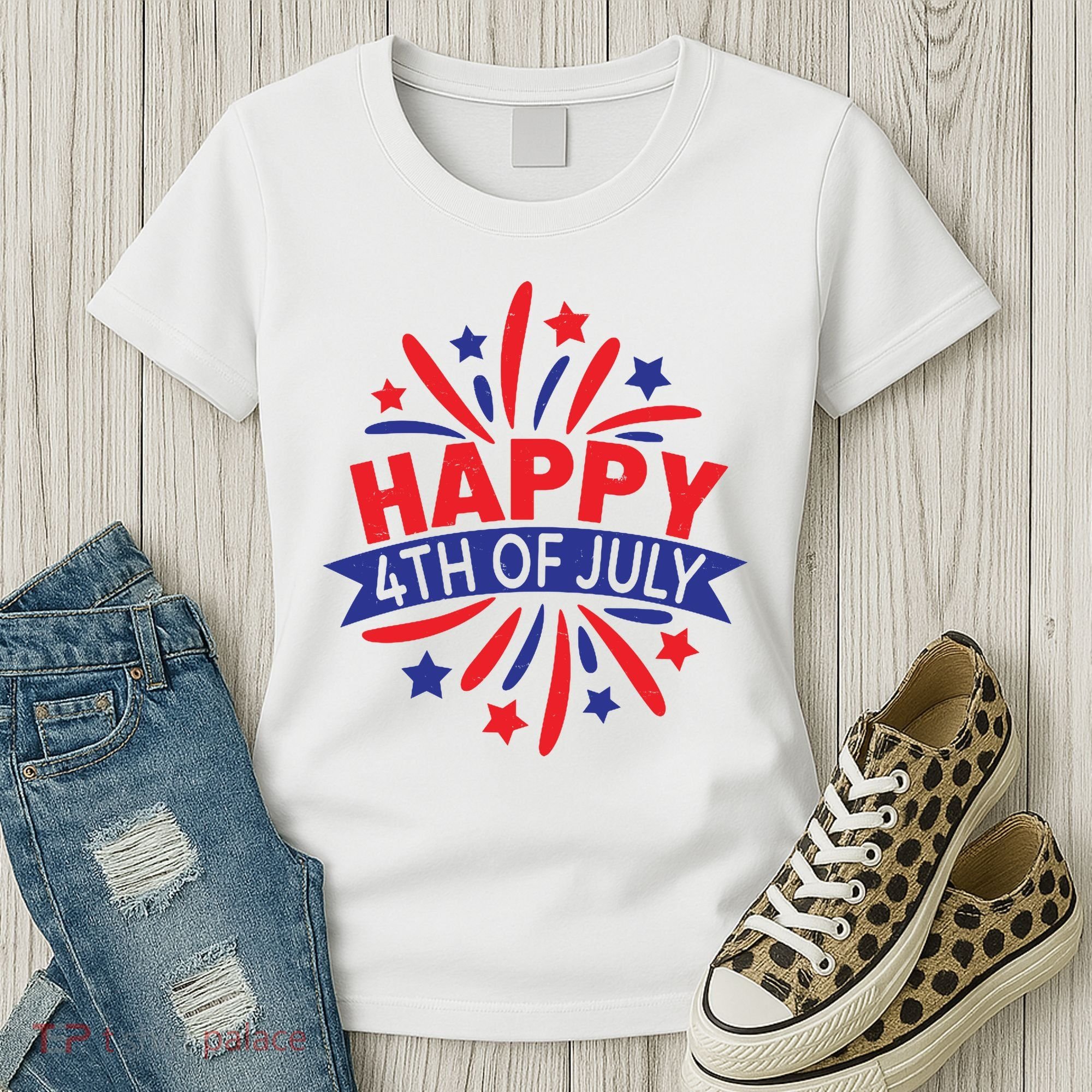 Happy 4th Of July America Celebration Women's T-Shirt