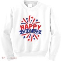 Happy 4th Of July America Celebration Kids Sweatshirt thumb 0