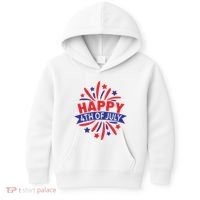 Happy 4th Of July America Celebration Kids Hoodie thumb 0