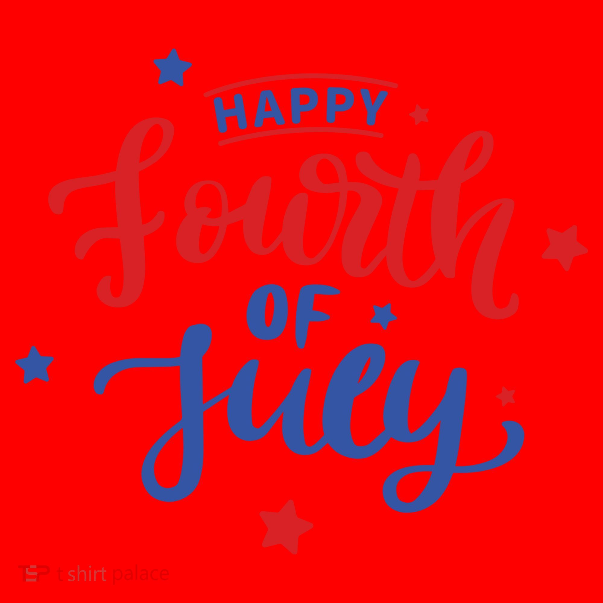 Happy 4th Of July Festive Holiday Santa Hat