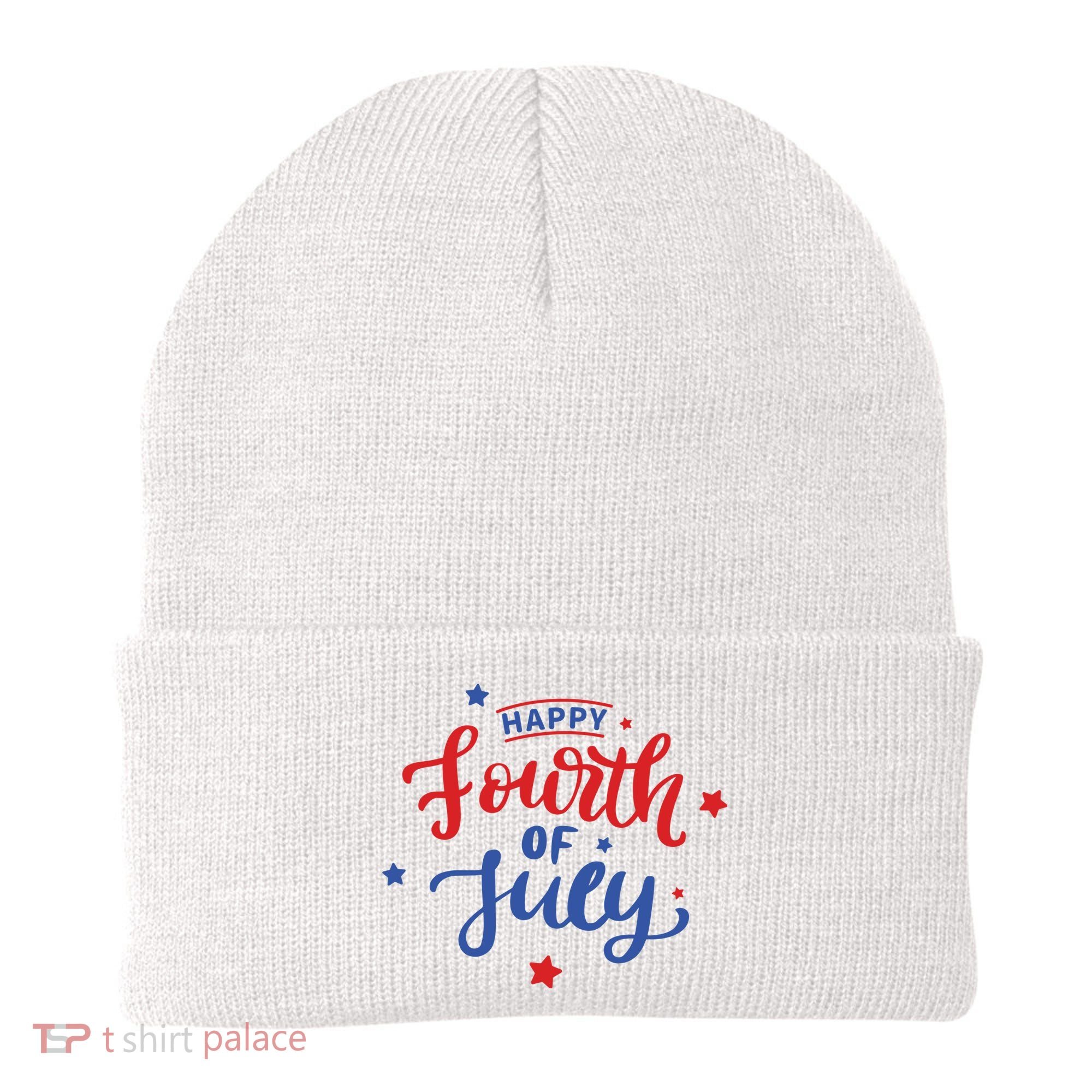 Happy 4th Of July Festive Holiday Beanie