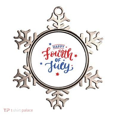 Happy 4th Of July Festive Holiday Ornament