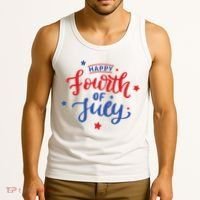 Happy 4th Of July Festive Holiday Tank Top thumb 3