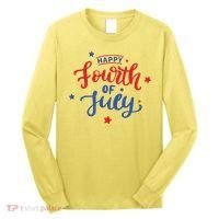 Happy 4th Of July Festive Holiday Long Sleeve Shirt thumb 0
