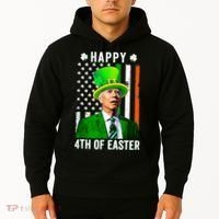 Happy 4th Of Easter Joe Biden St Patricks Day Leprechaun Hat  Hoodie thumb 2