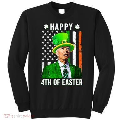 Happy 4th Of Easter Joe Biden St Patricks Day Leprechaun Hat  Sweatshirt