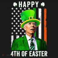 Happy 4th Of Easter Joe Biden St Patricks Day Leprechaun Hat  Sweatshirt thumb 3