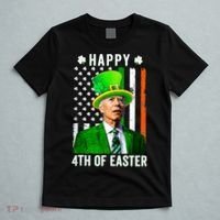 Happy 4th Of Easter Joe Biden St Patricks Day Leprechaun Hat  T-Shirt thumb 5