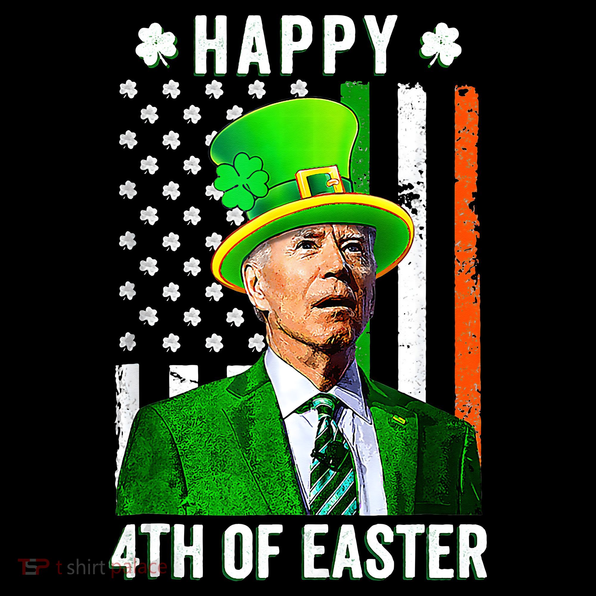 Happy 4th Of Easter Joe Biden St Patricks Day Leprechaun Hat  Women's Hoodie