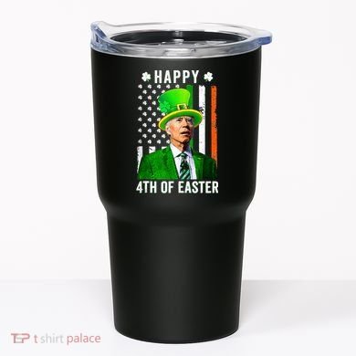 Happy 4th Of Easter Joe Biden St Patricks Day Leprechaun Hat  Tumbler