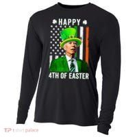 Happy 4th Of Easter Joe Biden St Patricks Day Leprechaun Hat  Cooling Performance Long Sleeve Crew thumb 0