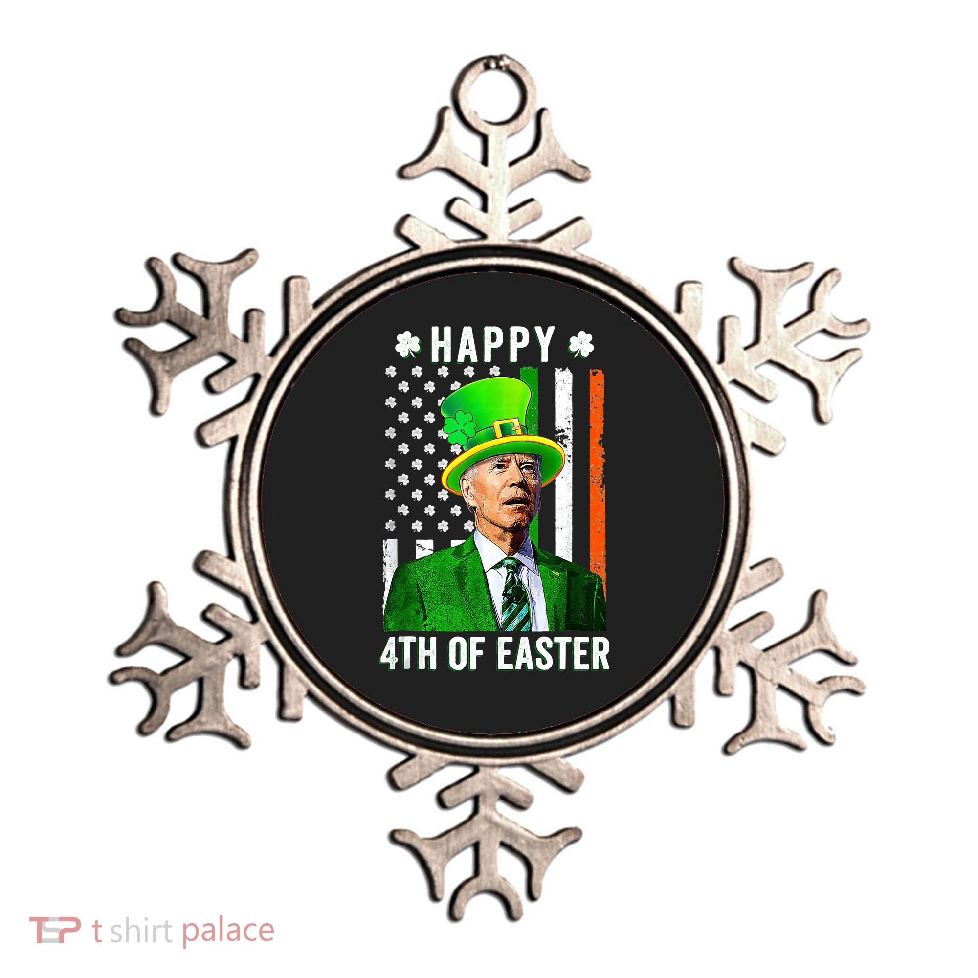 Happy 4th Of Easter Joe Biden St Patricks Day Leprechaun Hat  Ornament