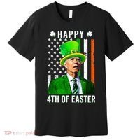 Happy 4th Of Easter Joe Biden St Patricks Day Leprechaun Hat  Premium T-Shirt thumb 0