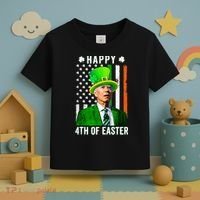 Happy 4th Of Easter Joe Biden St Patricks Day Leprechaun Hat  Toddler T-Shirt thumb 3