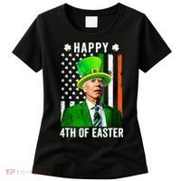 Happy 4th Of Easter Joe Biden St Patricks Day Leprechaun Hat  Women's T-Shirt thumb 0