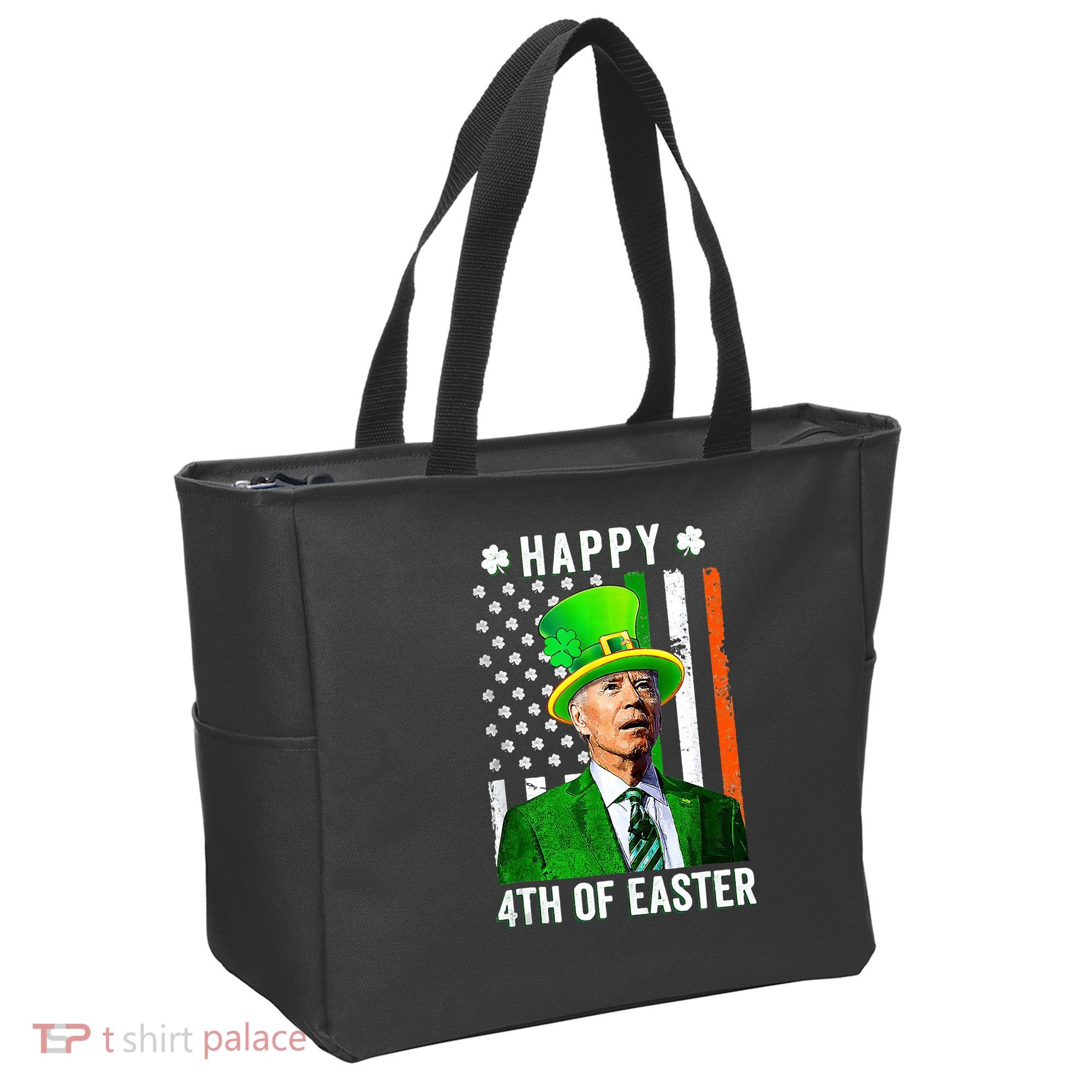 Happy 4th Of Easter Joe Biden St Patricks Day Leprechaun Hat  Tote Bag