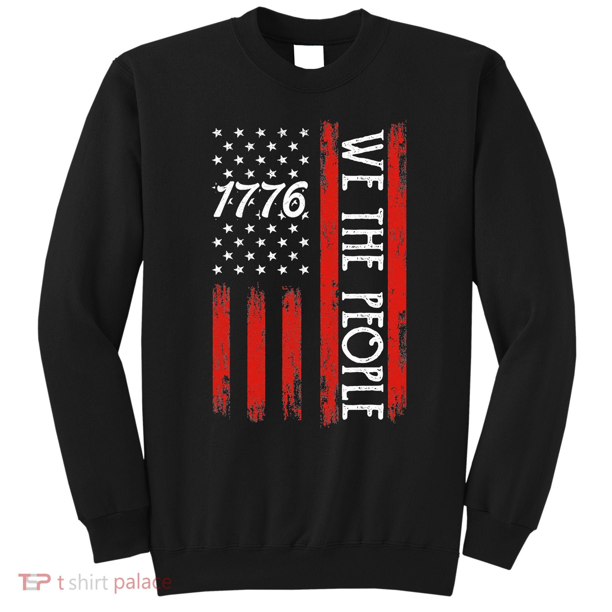 Happy 4th Of July 1776 American Flag Sweatshirt