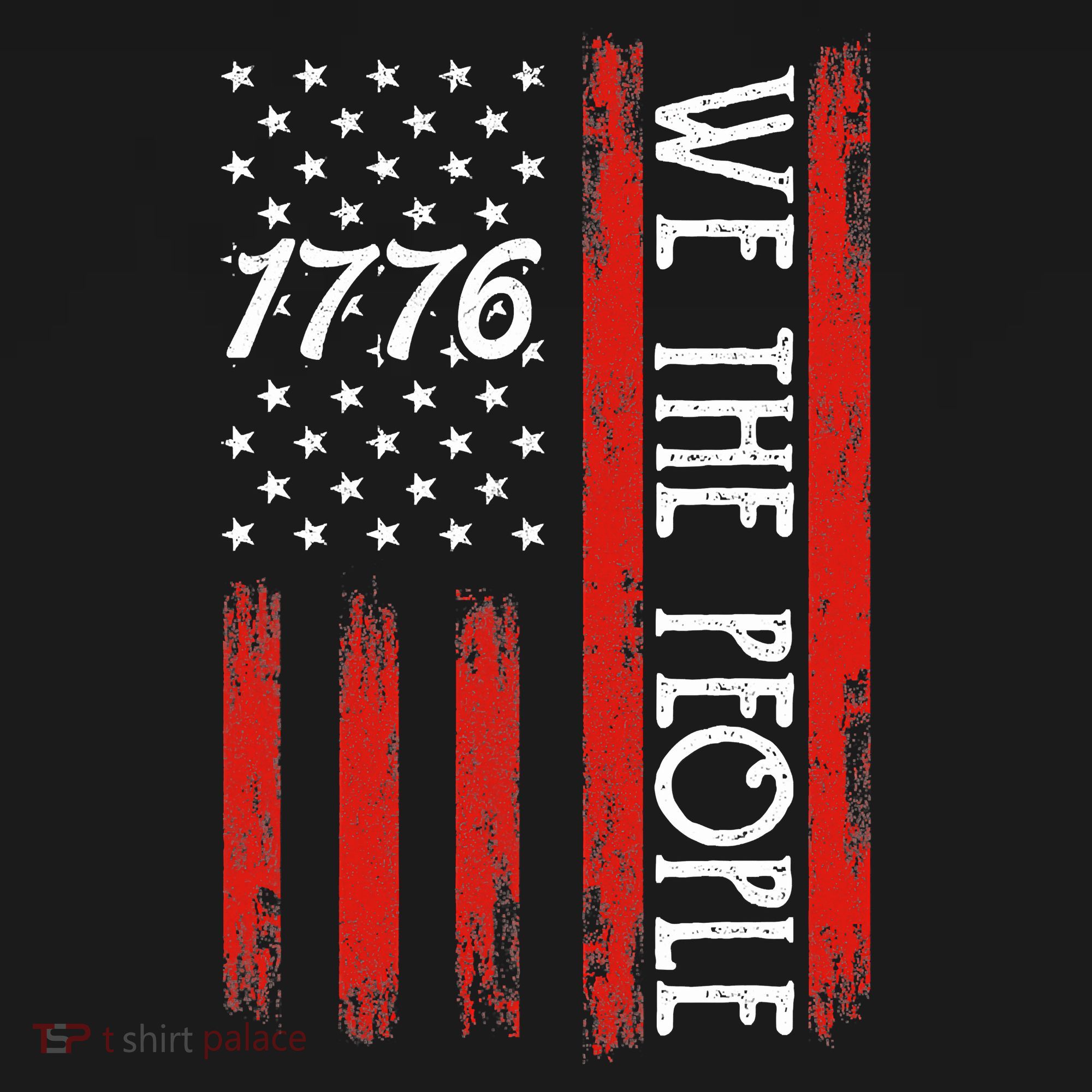 Happy 4th Of July 1776 American Flag Women's Hoodie