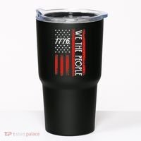 Happy 4th Of July 1776 American Flag Tumbler thumb 0