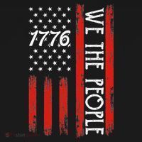 Happy 4th Of July 1776 American Flag Baby Bodysuit thumb 2
