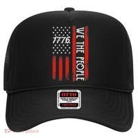 Happy 4th Of July 1776 American Flag Hat thumb 0