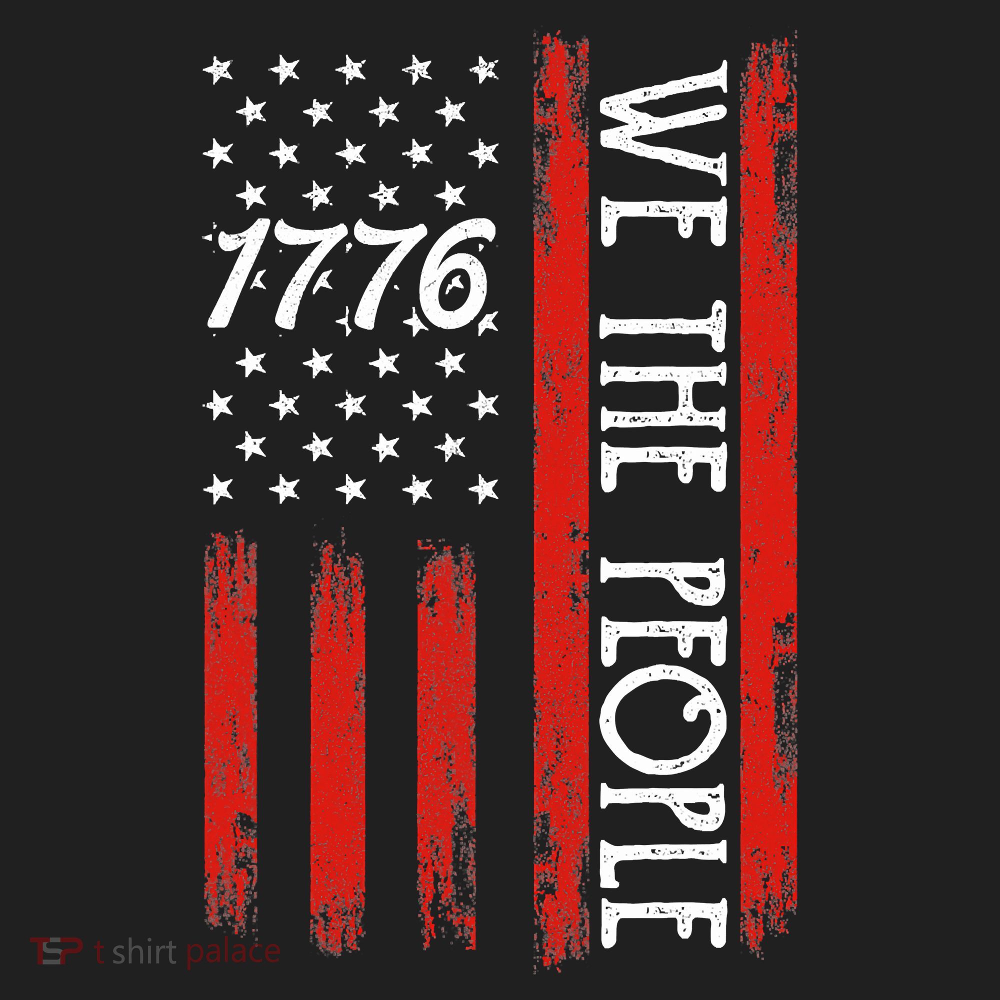 Happy 4th Of July 1776 American Flag Golf Towel