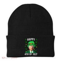 Happy 4th Of July Joe Biden St Patrick's Day Funny Beanie thumb 0