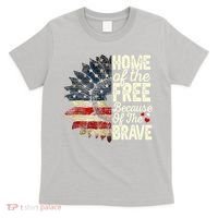 Happy 4th Of July Sunflower T-Shirt thumb 0
