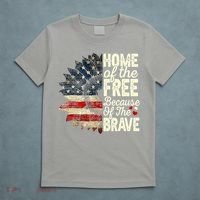 Happy 4th Of July Sunflower T-Shirt thumb 5