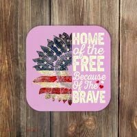 Happy 4th Of July Sunflower Coaster thumb 0