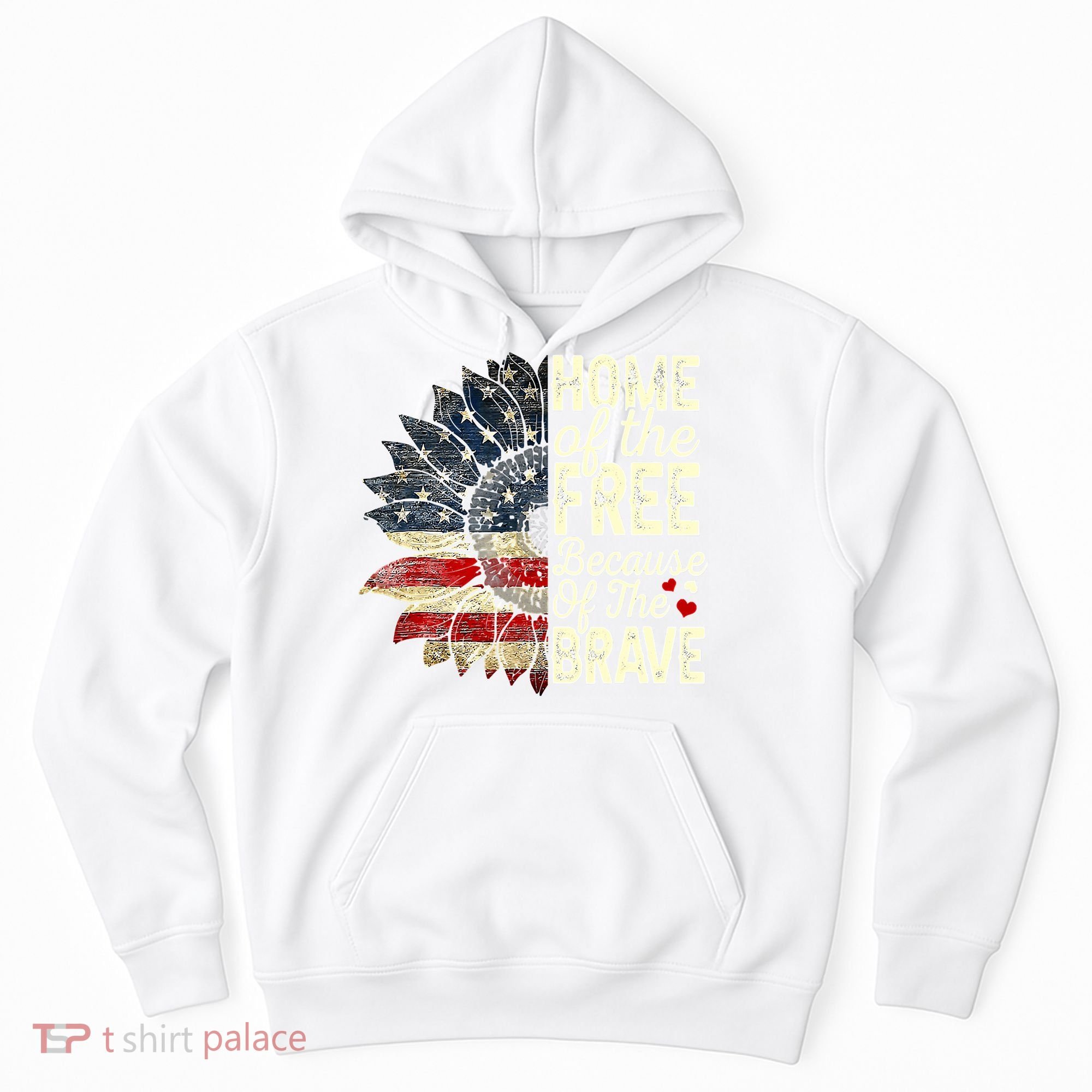 Happy 4th Of July Sunflower Hoodie