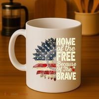 Happy 4th Of July Sunflower Coffee Mug thumb 4