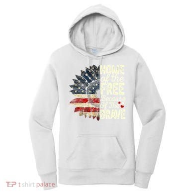 Happy 4th Of July Sunflower Women's Hoodie