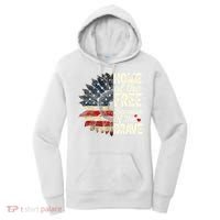 Happy 4th Of July Sunflower Women's Hoodie thumb 0