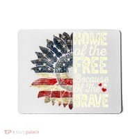 Happy 4th Of July Sunflower Mousepad thumb 0