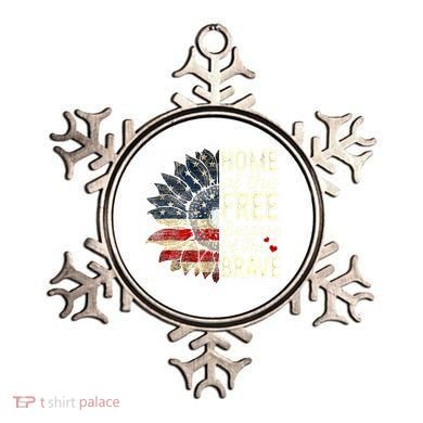 Happy 4th Of July Sunflower Ornament