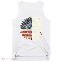 Happy 4th Of July Sunflower Tank Top thumb 0