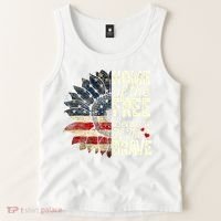 Happy 4th Of July Sunflower Tank Top thumb 2