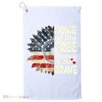Happy 4th Of July Sunflower Golf Towel thumb 0