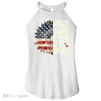 Happy 4th Of July Sunflower Women's Perfect Tri Rocker Tank thumb 0