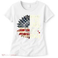 Happy 4th Of July Sunflower Women's T-Shirt thumb 0